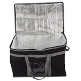 Insulated Bag 38L Large Capacity Reusable Cooler Bag Lunch Bag with 2 Handle for Food - Rear View