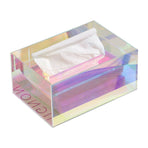 Tissue Box Holder Acrylic Storage Large Capacity Napkin Box for Washroom Living Room