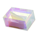Tissue Box Holder Acrylic Storage Large Capacity Napkin Box for Washroom Living Room