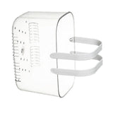 Clear Hand Basket Comfortable Handle Ventilation Holes Easy Access Versatile Fruit Storage Basket for Camping White