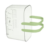 Clear Hand Basket Comfortable Handle Ventilation Holes Easy Access Versatile Fruit Storage Basket for Camping Green