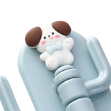 Self Adhesive Hanger Punch Free Rotating 3 Hooks Cute Animal Wall Door Holder for Keys Dog