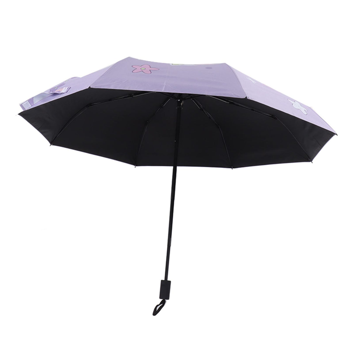 Children Umbrella 3 Fold Reflective Edge Cartoon Portable Kids Sun Rain Umbrella for Boys Girls