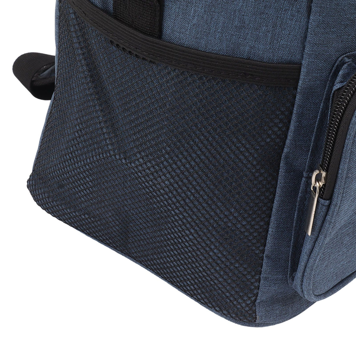 Lunch Bag 10L Collapsible Adjustable Strap Leakproof Portable Handle Insulated Lunch Bag for Camping Travel Beach Navy Blue