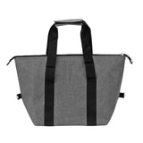 Camping Cooler Bag Leakproof Foldable Fresh Picnic Thermal Insulation Bag for Travel Work School Grey Large Size 20L - 45-Degree Angle
