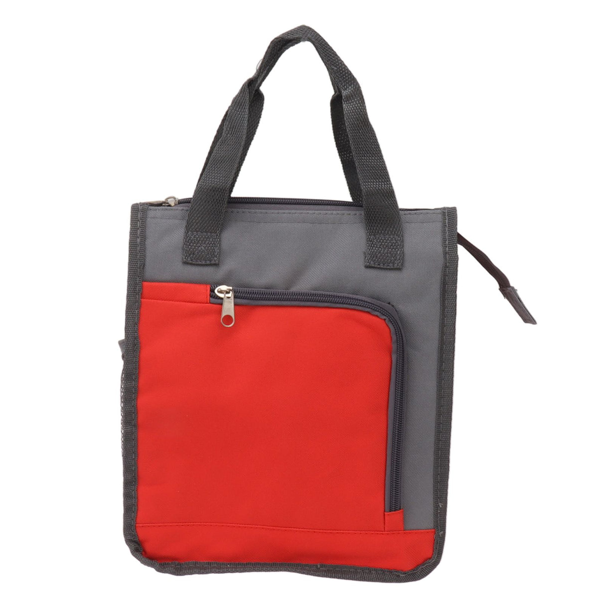 Insulated Refrigerated Bag Widened Handle Insulated Reusable Grocery Bag for Work Travel Hiking Food Delivery Red