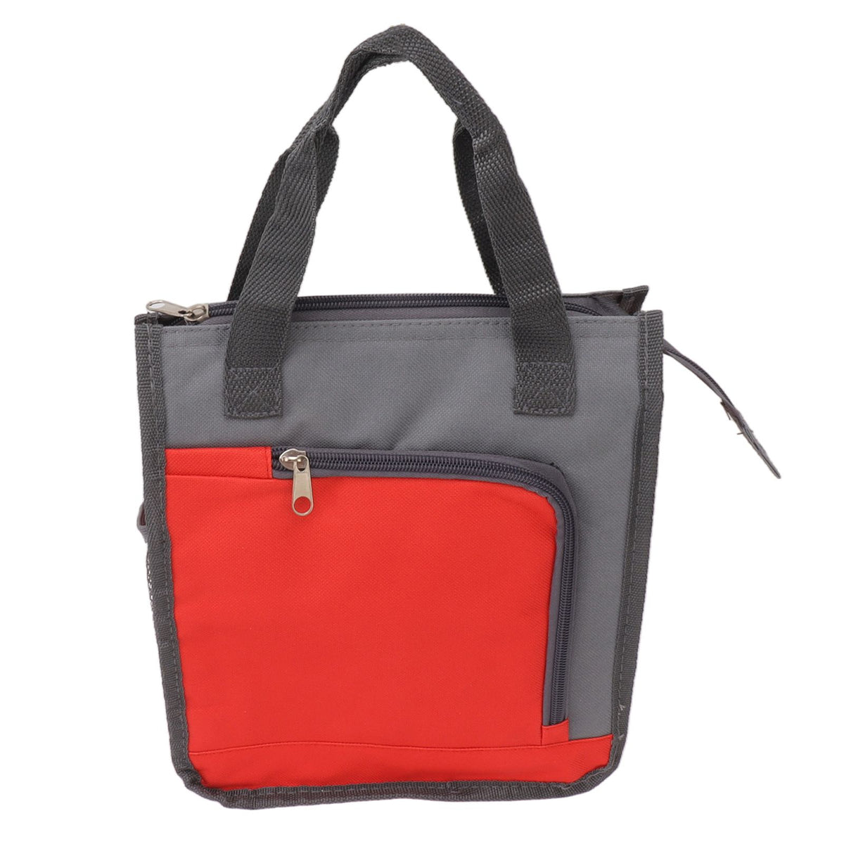 Insulated Refrigerated Bag Widened Handle Insulated Reusable Grocery Bag for Work Travel Hiking Food Delivery Red