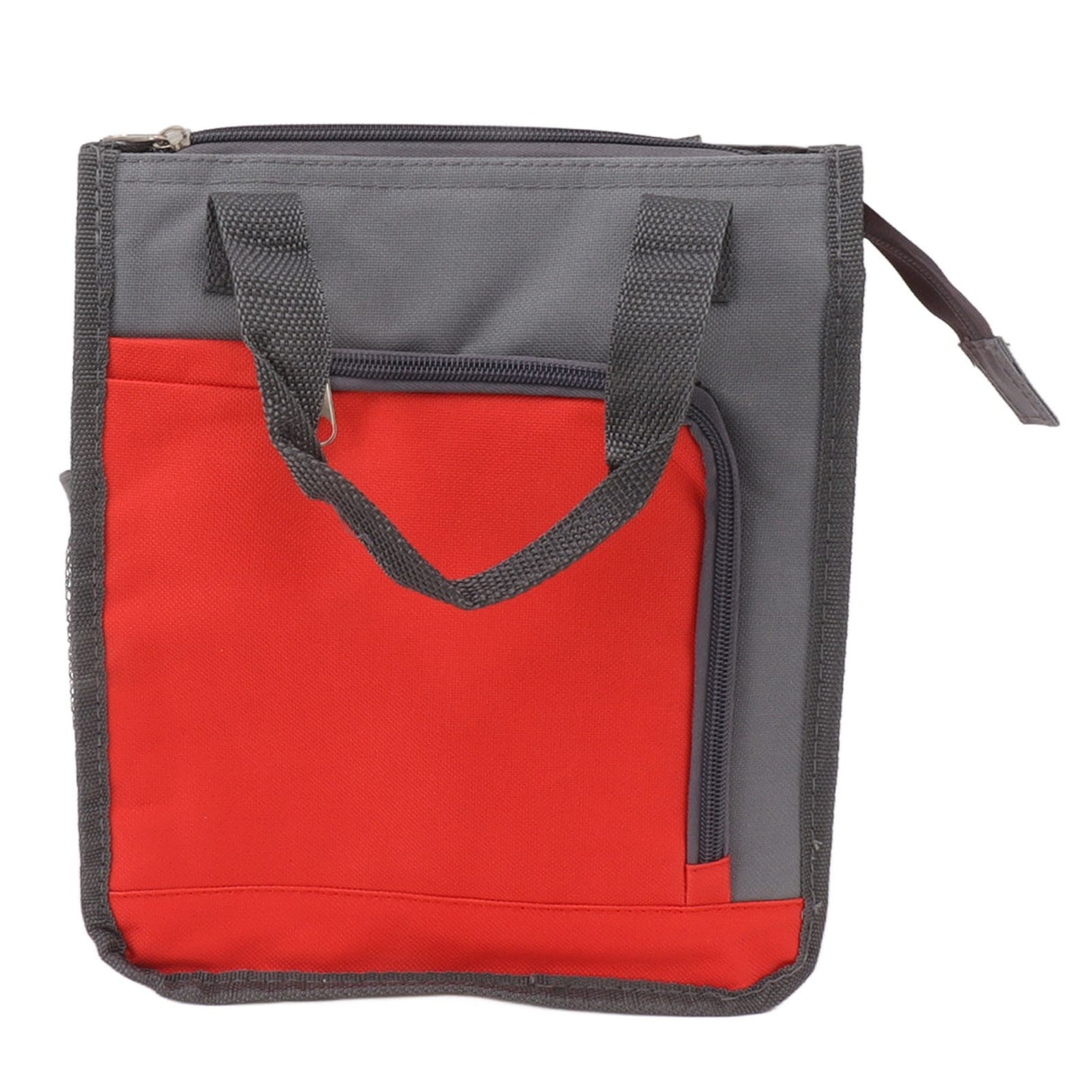 Insulated Refrigerated Bag Widened Handle Insulated Reusable Grocery Bag for Work Travel Hiking Food Delivery Red