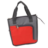 Insulated Refrigerated Bag Widened Handle Insulated Reusable Grocery Bag for Work Travel Hiking Food Delivery Red - Extra Image