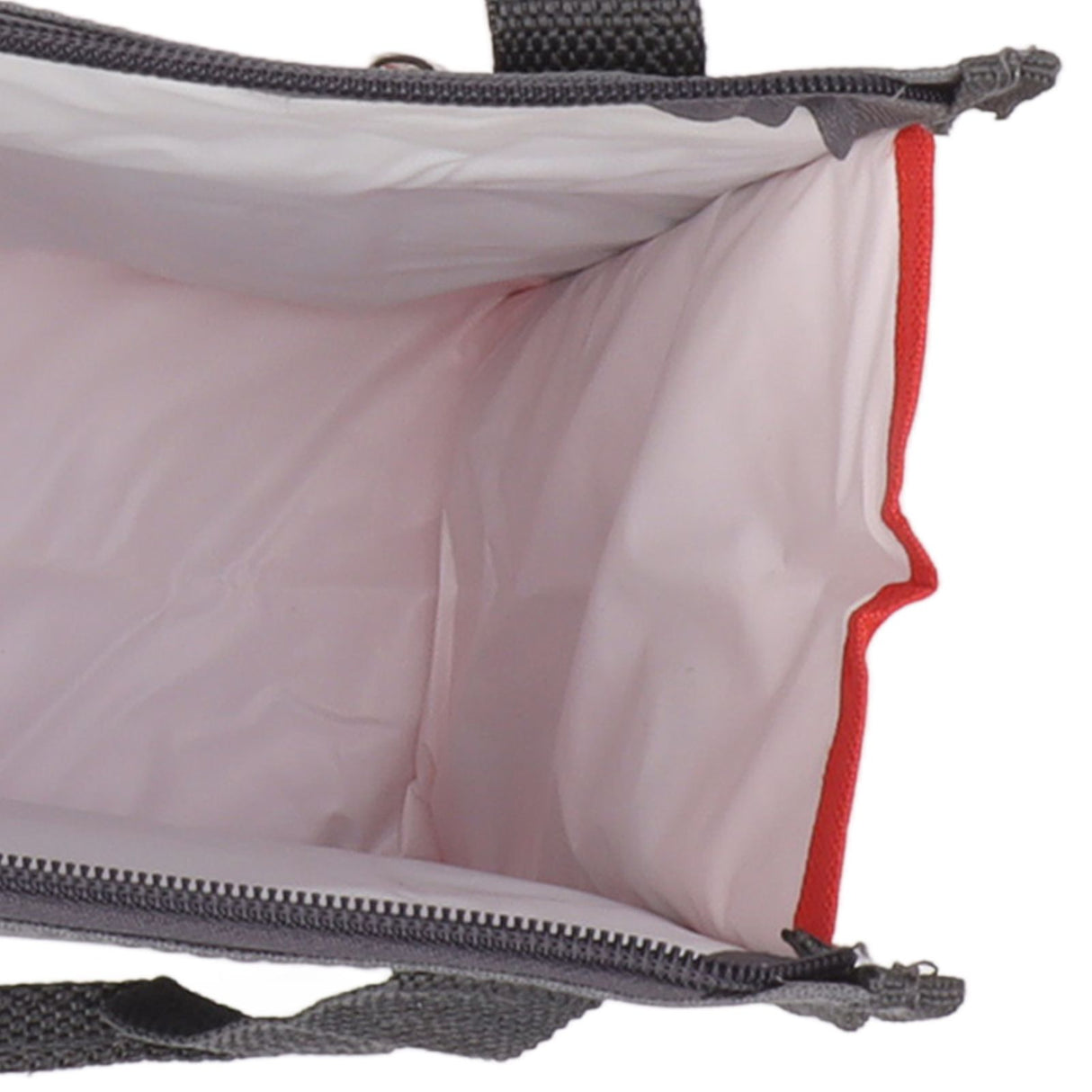 Insulated Refrigerated Bag Widened Handle Insulated Reusable Grocery Bag for Work Travel Hiking Food Delivery Red