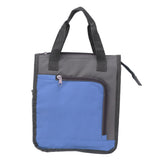 Insulated Refrigerated Bag Widened Handle Insulated Reusable Grocery Bag for Work Travel Hiking Food Delivery Blue