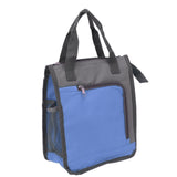 Insulated Refrigerated Bag Widened Handle Insulated Reusable Grocery Bag for Work Travel Hiking Food Delivery Blue