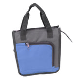 Insulated Refrigerated Bag Widened Handle Insulated Reusable Grocery Bag for Work Travel Hiking Food Delivery Blue - Extra Image