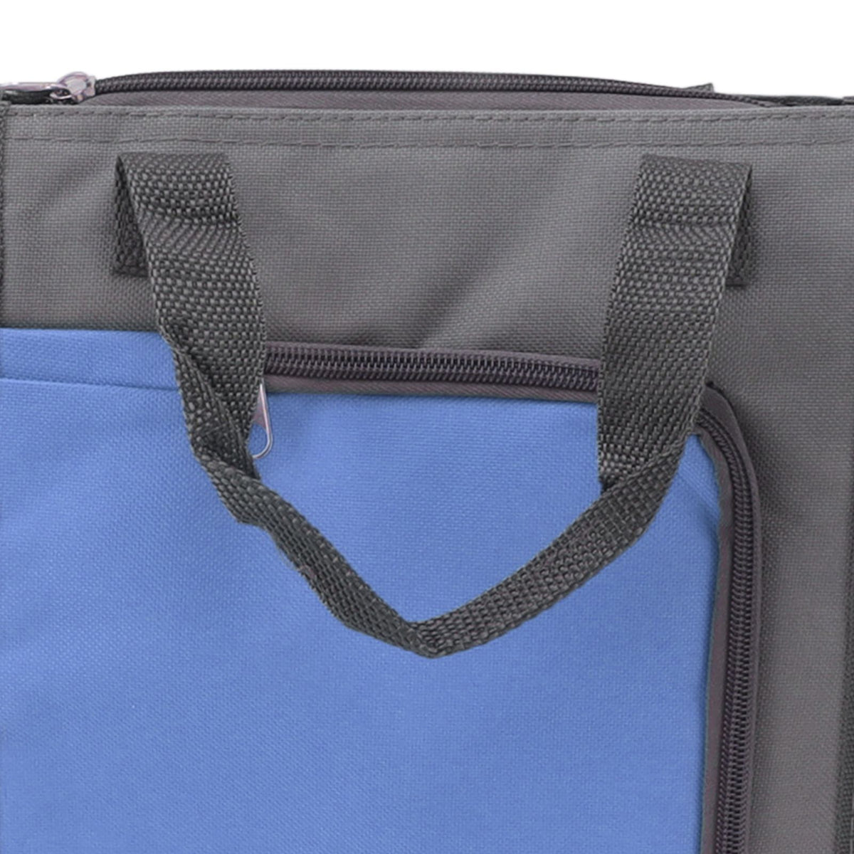 Insulated Refrigerated Bag Widened Handle Insulated Reusable Grocery Bag for Work Travel Hiking Food Delivery Blue