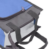 Insulated Refrigerated Bag Widened Handle Insulated Reusable Grocery Bag for Work Travel Hiking Food Delivery Blue