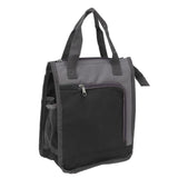 Insulated Refrigerated Bag Widened Handle Insulated Reusable Grocery Bag for Work Travel Hiking Food Delivery Black
