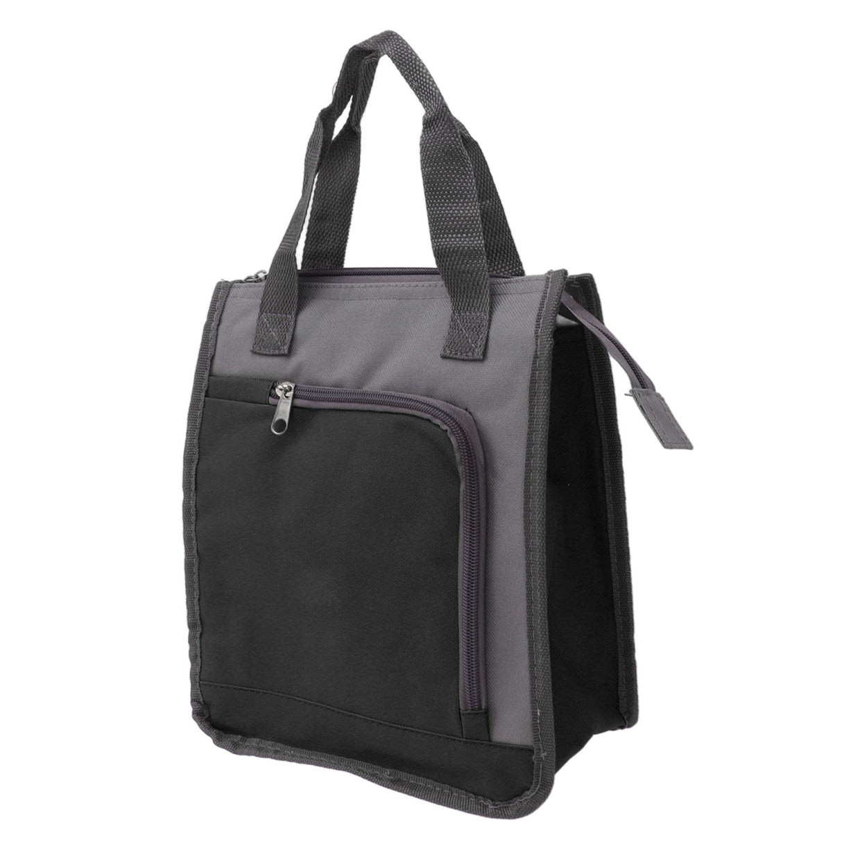 Insulated Refrigerated Bag Widened Handle Insulated Reusable Grocery Bag for Work Travel Hiking Food Delivery Black