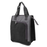 Insulated Refrigerated Bag Widened Handle Insulated Reusable Grocery Bag for Work Travel Hiking Food Delivery Black