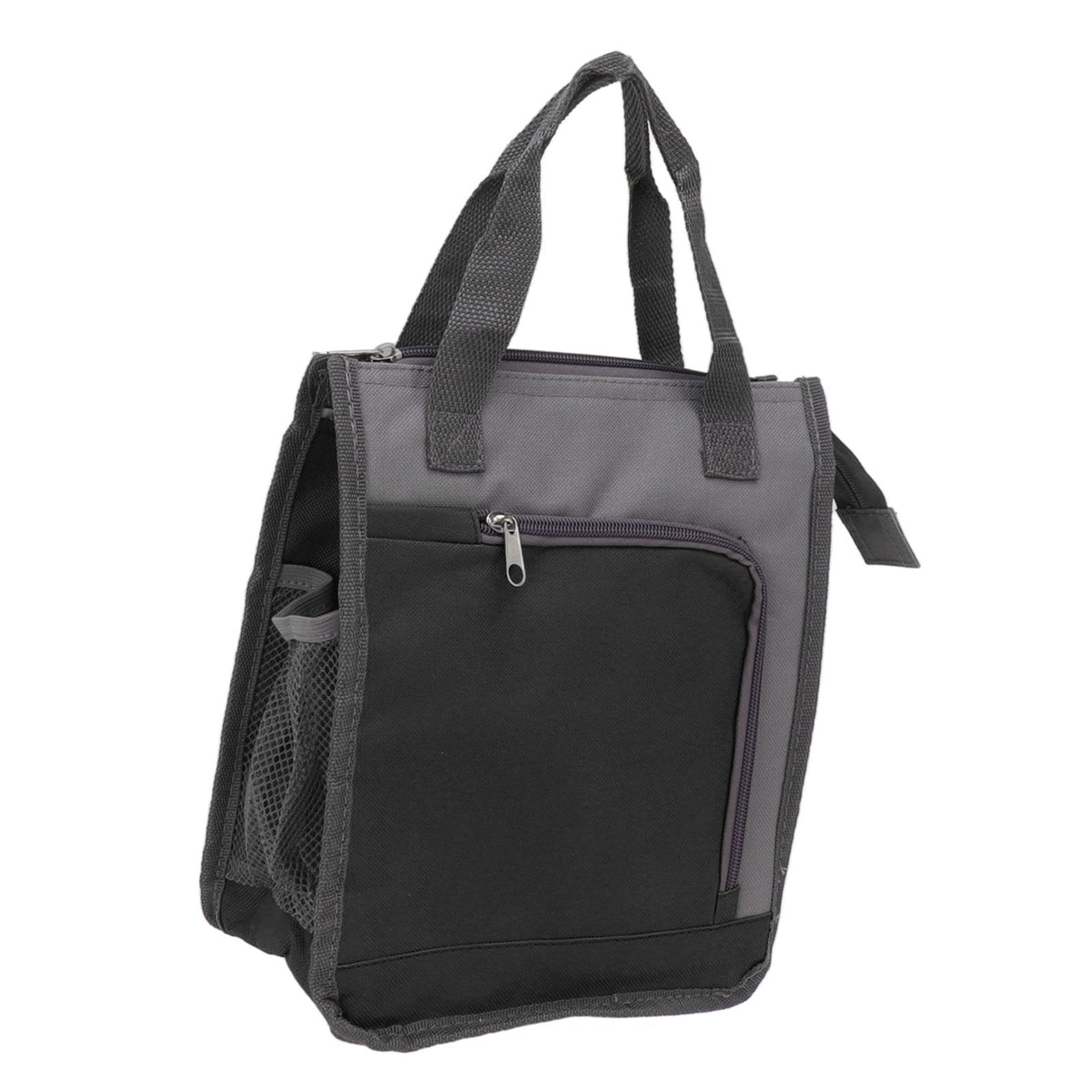 Insulated Refrigerated Bag Widened Handle Insulated Reusable Grocery Bag for Work Travel Hiking Food Delivery Black