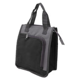 Insulated Refrigerated Bag Widened Handle Insulated Reusable Grocery Bag for Work Travel Hiking Food Delivery Black