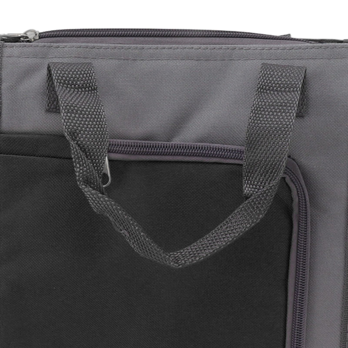 Insulated Refrigerated Bag Widened Handle Insulated Reusable Grocery Bag for Work Travel Hiking Food Delivery Black