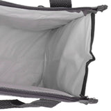 Insulated Refrigerated Bag Widened Handle Insulated Reusable Grocery Bag for Work Travel Hiking Food Delivery Black
