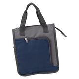 Insulated Refrigerated Bag Widened Handle Insulated Reusable Grocery Bag for Work Travel Hiking Food Delivery Dark Blue