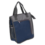 Insulated Refrigerated Bag Widened Handle Insulated Reusable Grocery Bag for Work Travel Hiking Food Delivery Dark Blue