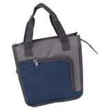 Insulated Refrigerated Bag Widened Handle Insulated Reusable Grocery Bag for Work Travel Hiking Food Delivery Dark Blue - Extra Image