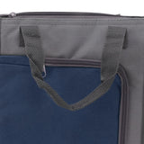 Insulated Refrigerated Bag Widened Handle Insulated Reusable Grocery Bag for Work Travel Hiking Food Delivery Dark Blue