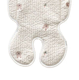 Soft Baby Stroller Seat Cushion Breathable Pure Cotton Infant Car Seat Head Neck Body Support Thin Style Rabbit - Extra Image