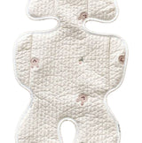 Soft Baby Stroller Seat Cushion Breathable Pure Cotton Infant Car Seat Head Neck Body Support Thin Style Rabbit - Extra Image