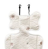Soft Baby Stroller Seat Cushion Breathable Pure Cotton Infant Car Seat Head Neck Body Support Thin Style Rabbit