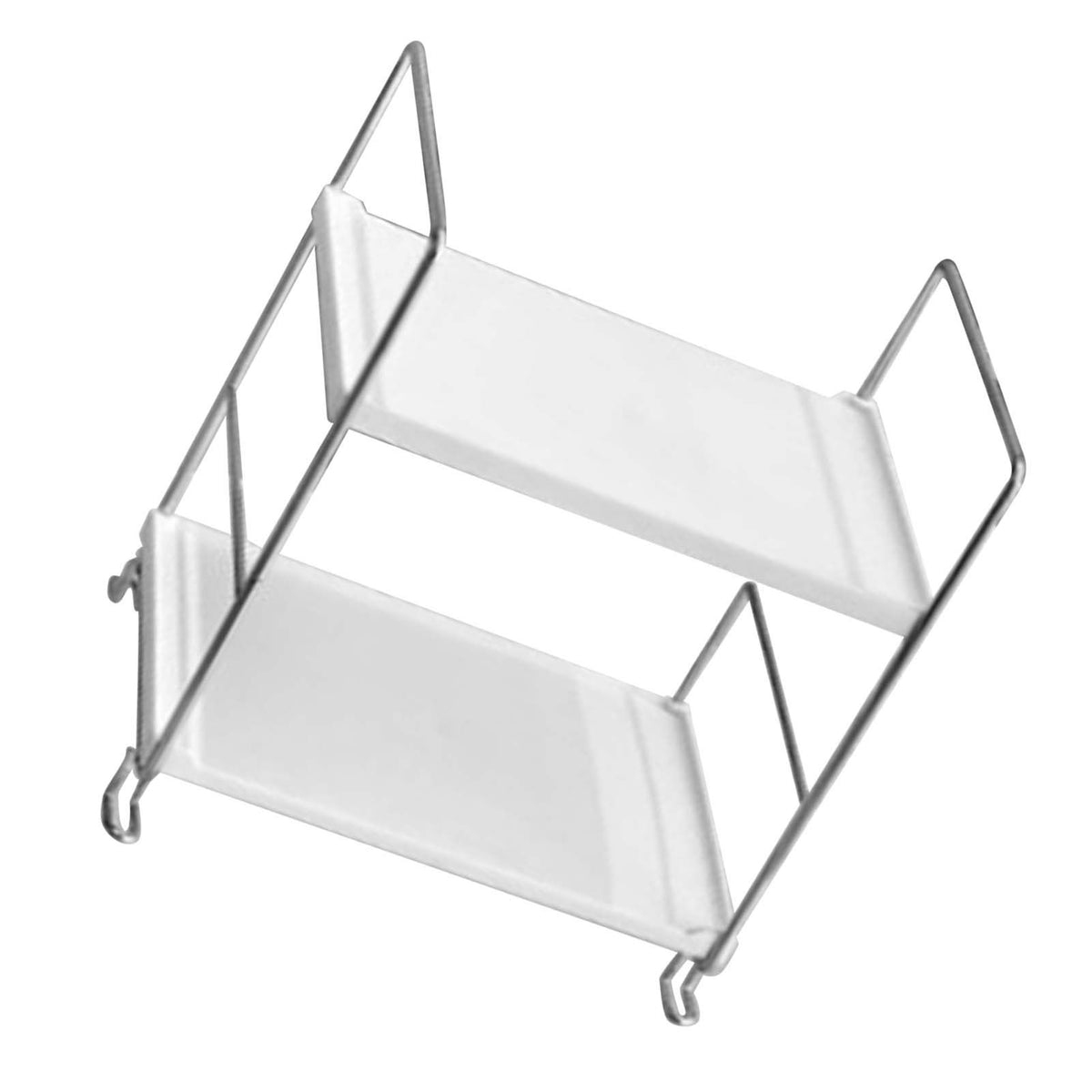 2 Tier Countertop Organizer Nordic Style Large Space Removable Cabinet Storage Shelf for Bedroom Bathroom Kitchen