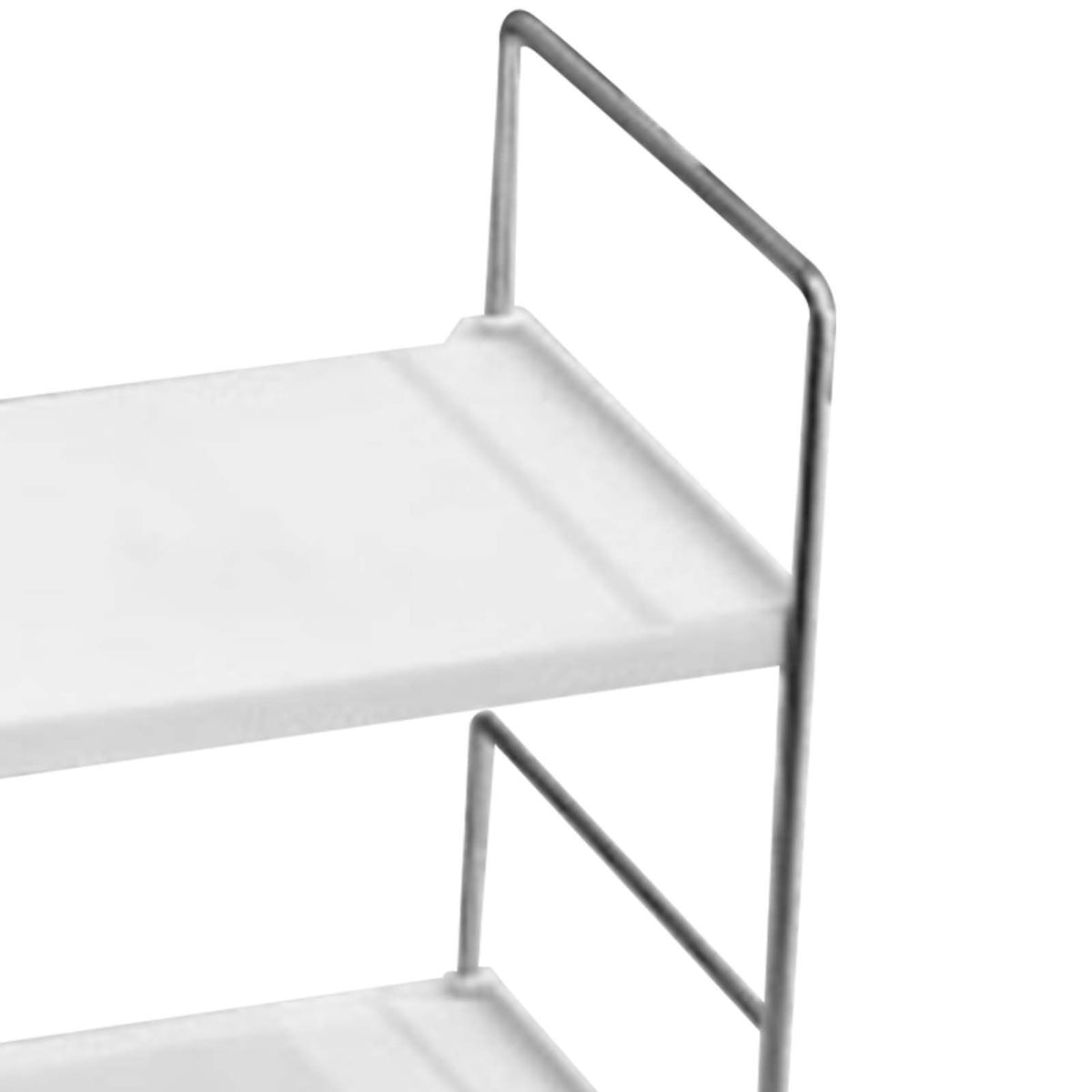 2 Tier Countertop Organizer Nordic Style Large Space Removable Cabinet Storage Shelf for Bedroom Bathroom Kitchen