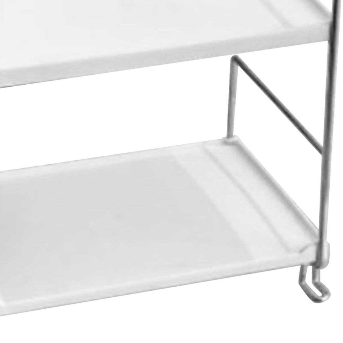 2 Tier Countertop Organizer Nordic Style Large Space Removable Cabinet Storage Shelf for Bedroom Bathroom Kitchen
