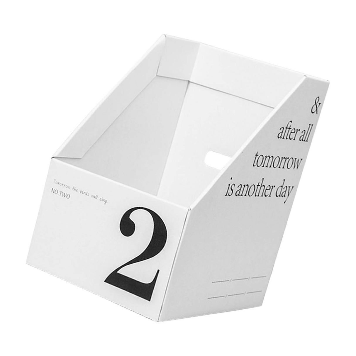 Vertical File Folder Bin Paper Number Marking Slim Desk Storage Organizer for Books Notebooks Magazines Envelopes 2