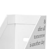 Vertical File Folder Bin Paper Number Marking Slim Desk Storage Organizer for Books Notebooks Magazines Envelopes 2 - Close-Up Angle