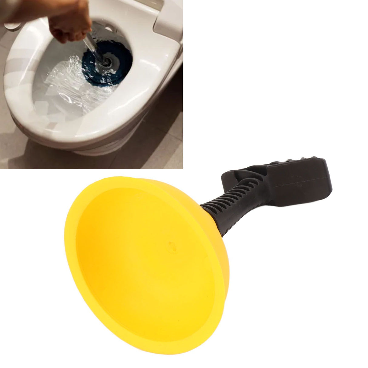 Mini Plunger Powerful Slip Proof Handle Efficient Small Drain Plunger for Toilet Bathtub Sink Type 2