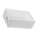 Desktop Storage Box Plastic Desk Makeup Organizer Stationery Supplies Storage Box with Drawer White