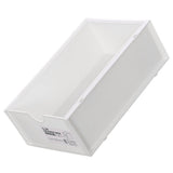 Desktop Storage Box Plastic Desk Makeup Organizer Stationery Supplies Storage Box with Drawer White