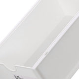 Desktop Storage Box Plastic Desk Makeup Organizer Stationery Supplies Storage Box with Drawer White
