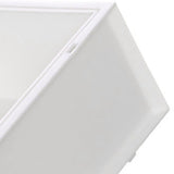 Desktop Storage Box Plastic Desk Makeup Organizer Stationery Supplies Storage Box with Drawer White