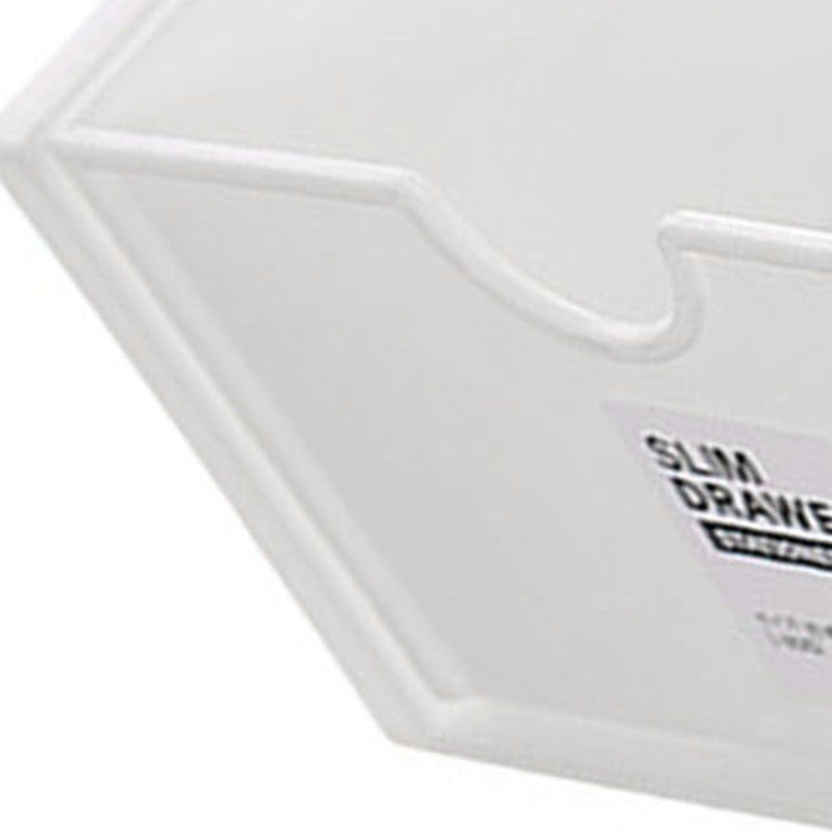 Desktop Storage Box Plastic Desk Makeup Organizer Stationery Supplies Storage Box with Drawer White