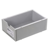Desktop Storage Box Plastic Desk Makeup Organizer Stationery Supplies Storage Box with Drawer Grey