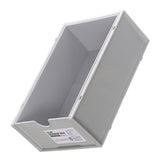 Desktop Storage Box Plastic Desk Makeup Organizer Stationery Supplies Storage Box with Drawer Grey