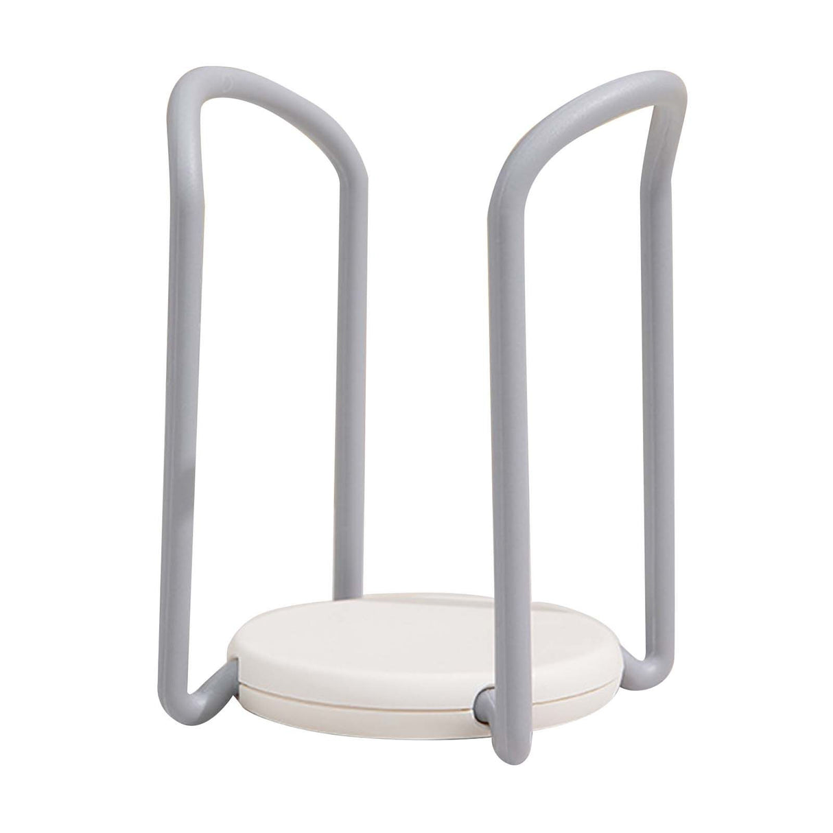 Bowl Organizer Multiple Functional Retractable Dish Drying Rack for Kitchen Counter Grey and White