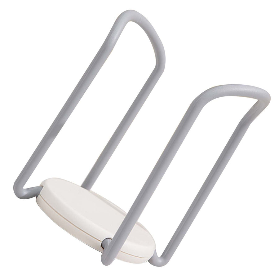 Bowl Organizer Multiple Functional Retractable Dish Drying Rack for Kitchen Counter Grey and White