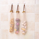 Fruit Storage Net Bag Breathable Reusable Hanging Storage Bag for Vegetable Onions Garlic