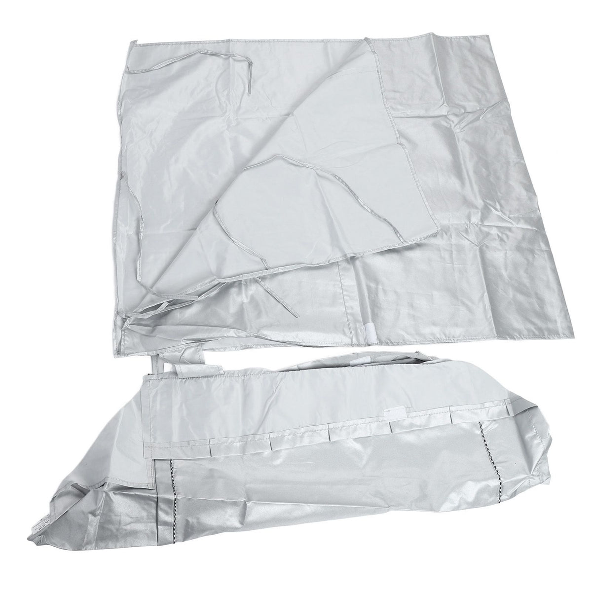 Washing Machine Cover Waterproof Sunscreen Dustproof Durable Thickened Washer Cover for Home Kitchen Laundry Silver